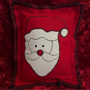 Vintage Santa Clause Mini Pillow